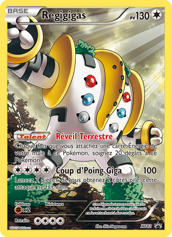 Regigigas XY82 — XY Promos (French Pokémon TCG card)