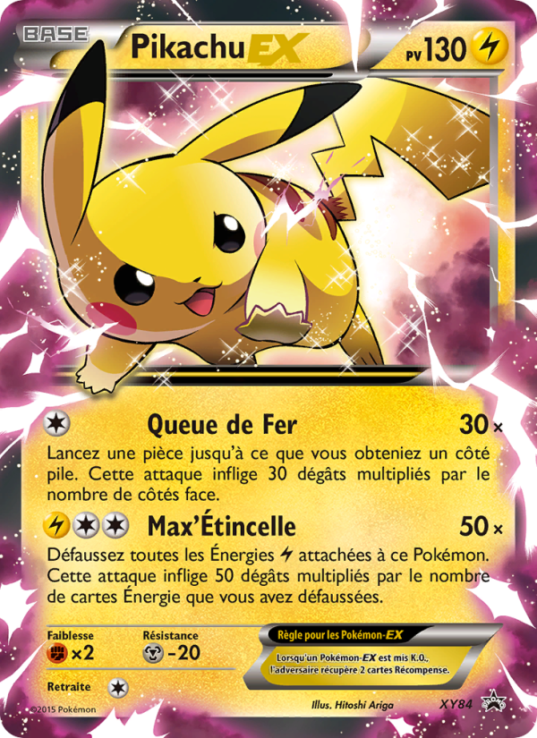 Pikachu EX XY84 — XY Promos (French Pokémon TCG card)