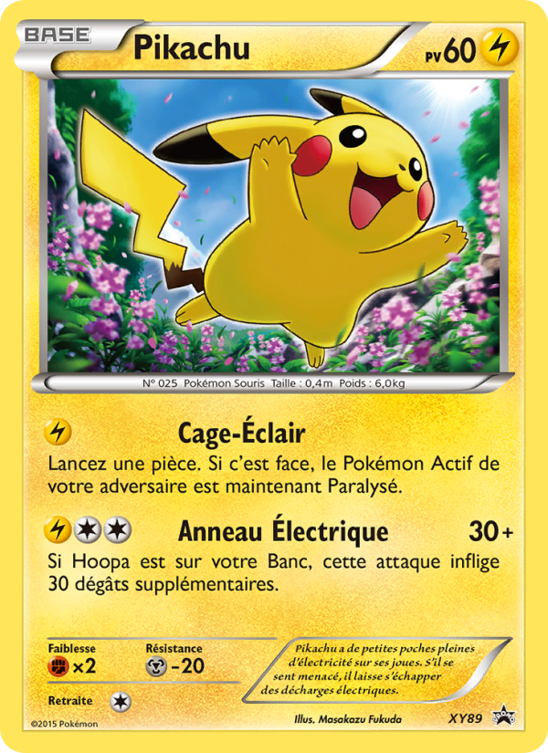 Pikachu XY89 — XY Promos (French Pokémon TCG card)