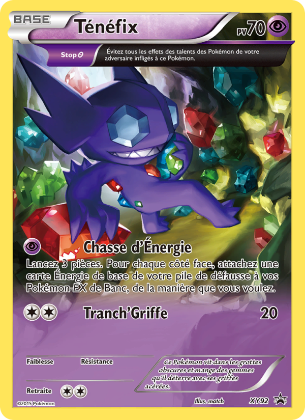 Ténéfix XY92 — XY Promos (French Pokémon TCG card)