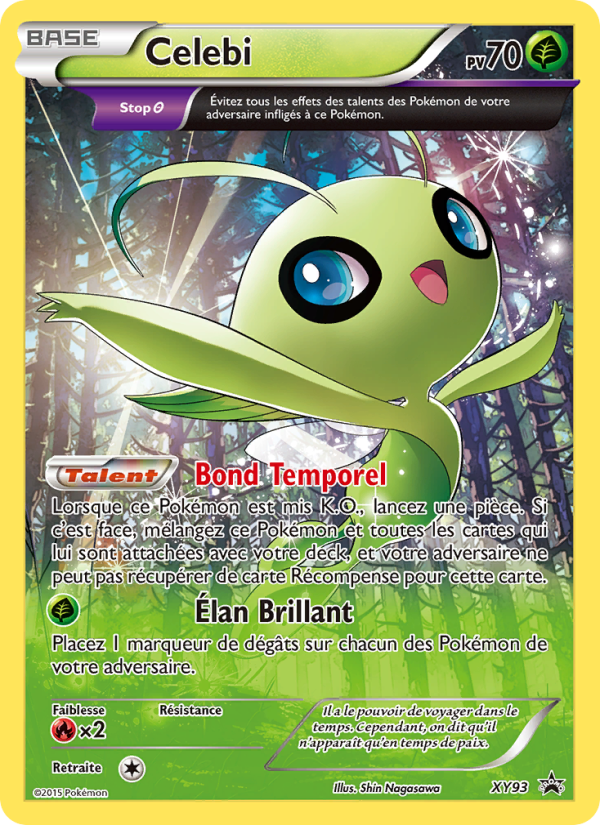 Celebi XY93 — XY Promos (French Pokémon TCG card)