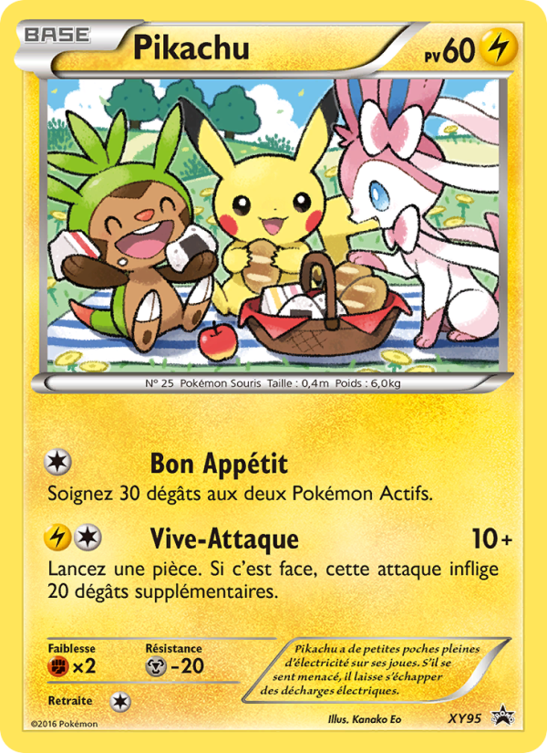 Pikachu XY95 — XY Promos (French Pokémon TCG card)