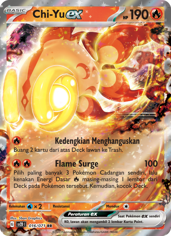 Chi-Yu ex 016 — Letusan Tanah (Indonesian Pokémon TCG card)