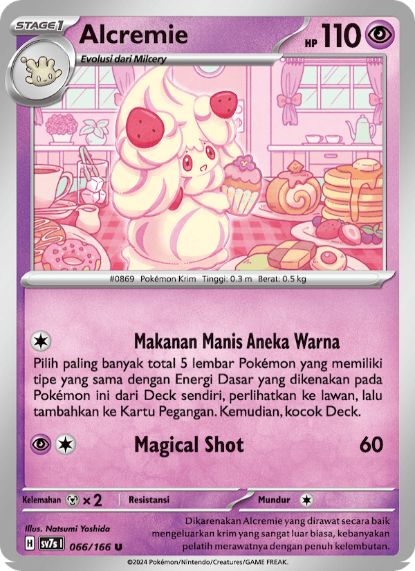 Alcremie 066 — Bimbingan Rasi (Indonesian Pokémon TCG card)