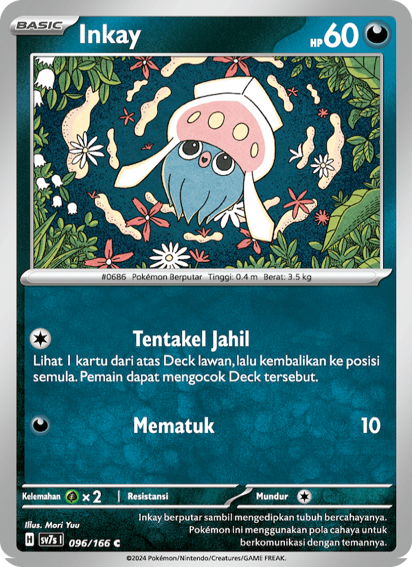 Inkay 096 — Bimbingan Rasi (Indonesian Pokémon TCG card)