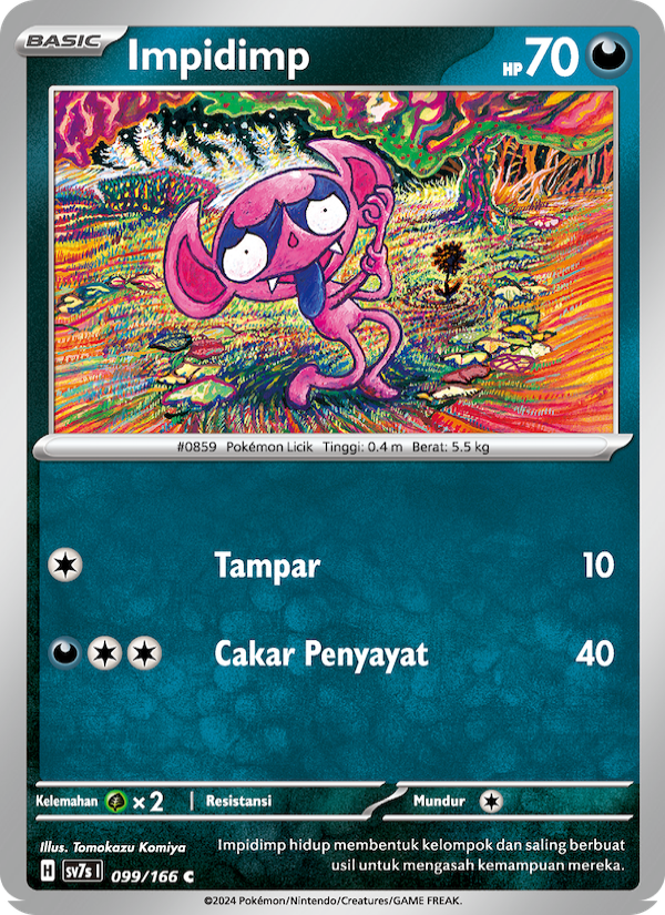 Impidimp 099 — Bimbingan Rasi (Indonesian Pokémon TCG card)