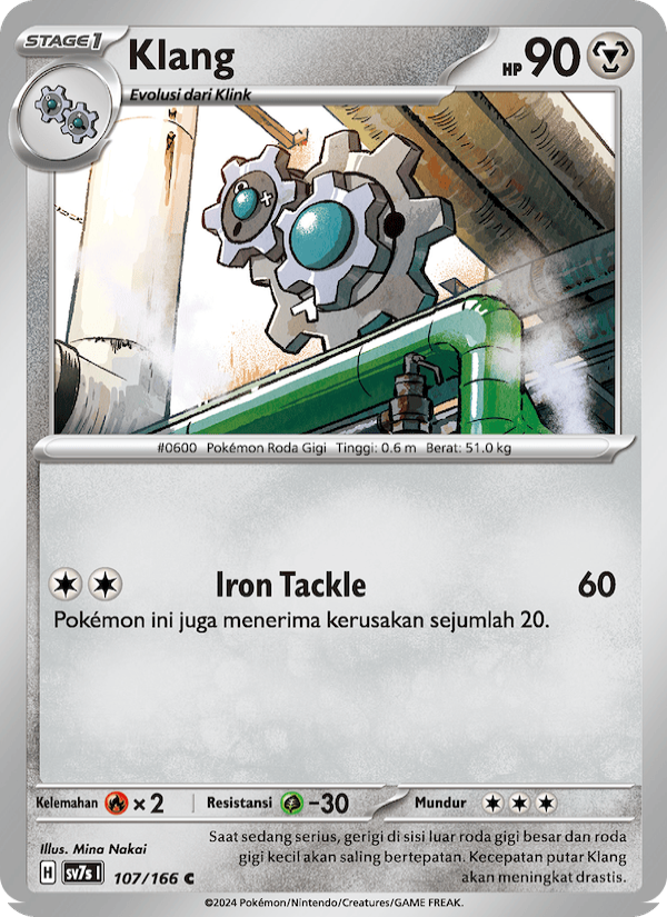 Klang 107 — Bimbingan Rasi (Indonesian Pokémon TCG card)