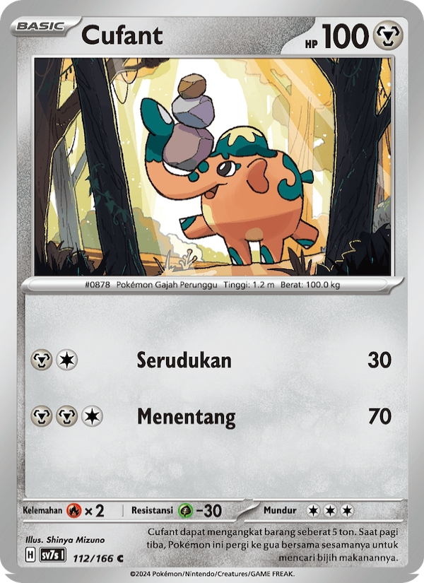 Cufant 112 — Bimbingan Rasi (Indonesian Pokémon TCG card)