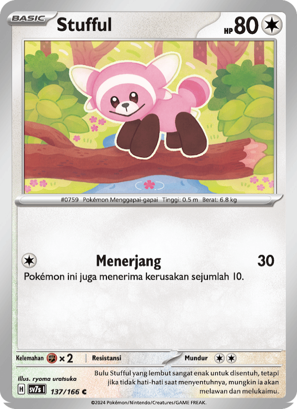 Stufful 137 — Bimbingan Rasi (Indonesian Pokémon TCG card)