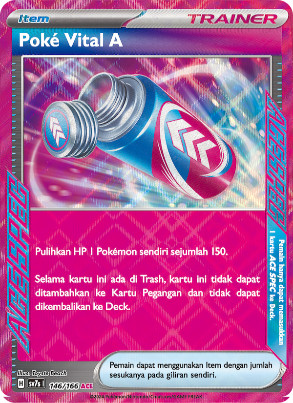 Poké Vital A 146 — Bimbingan Rasi (Indonesian Pokémon TCG card)
