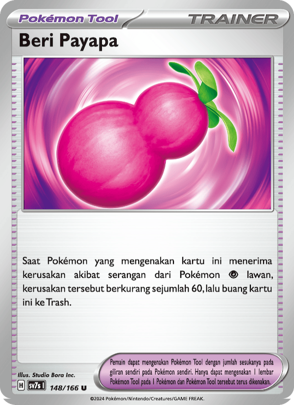 Beri Payapa‌ 148 — Bimbingan Rasi (Indonesian Pokémon TCG card)