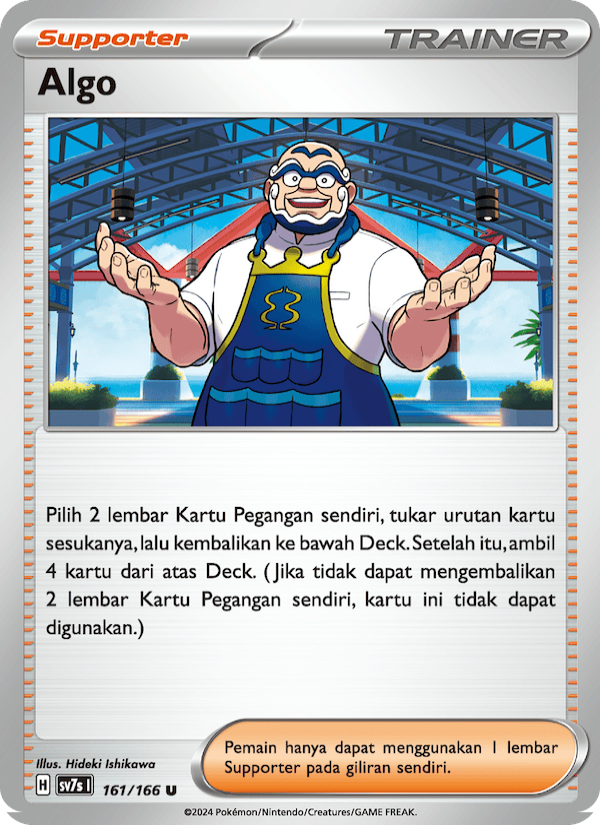 Algo‌ 161 — Bimbingan Rasi (Indonesian Pokémon TCG card)
