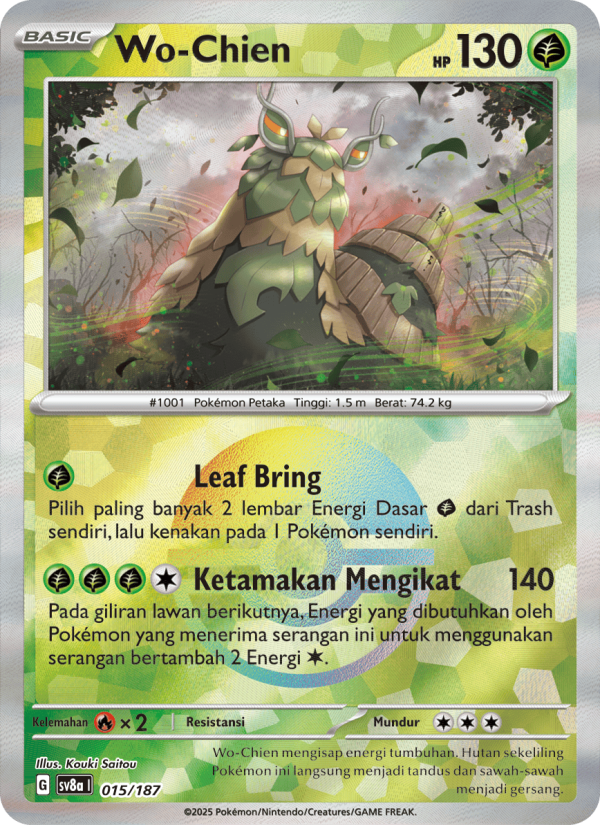 Wo-Chien 015 — Festival Terastal ex (Indonesian Pokémon TCG card)