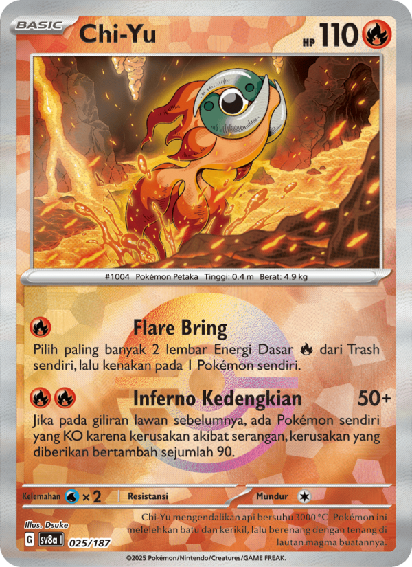 Chi-Yu 025 — Festival Terastal ex (Indonesian Pokémon TCG card)