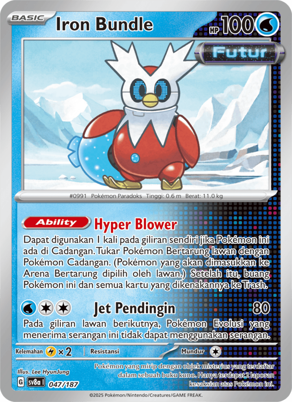 Iron Bundle 047 — Festival Terastal ex (Indonesian Pokémon TCG card)