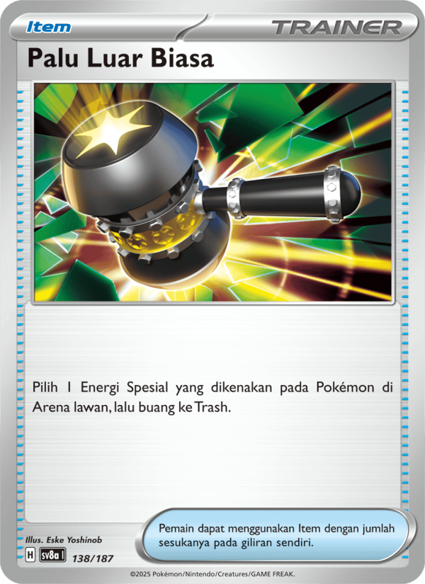 Palu Luar Biasa 138 — Festival Terastal ex (Indonesian Pokémon TCG card)