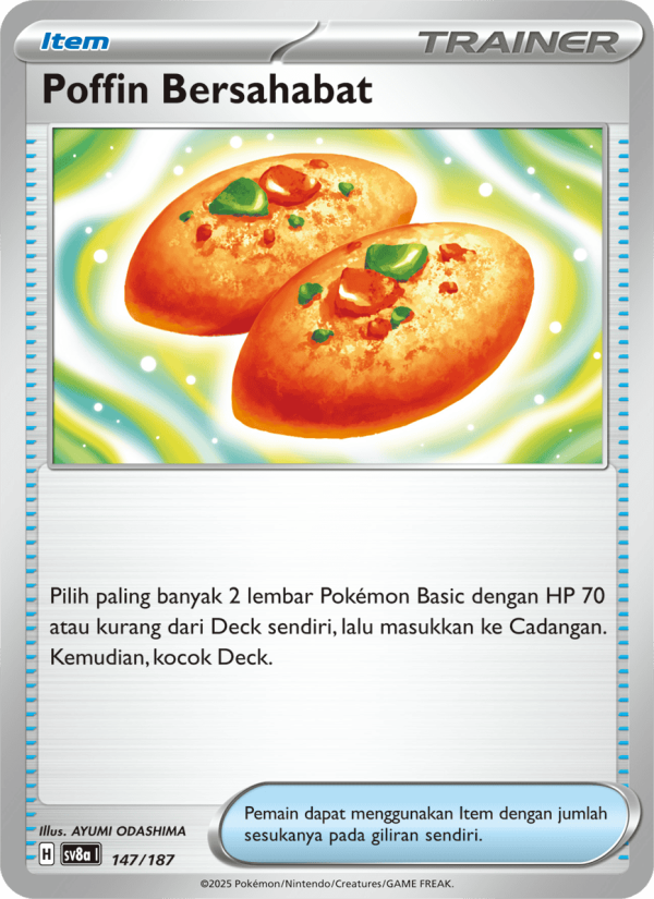 Poffin Bersahabat 147 — Festival Terastal ex (Indonesian Pokémon TCG card)