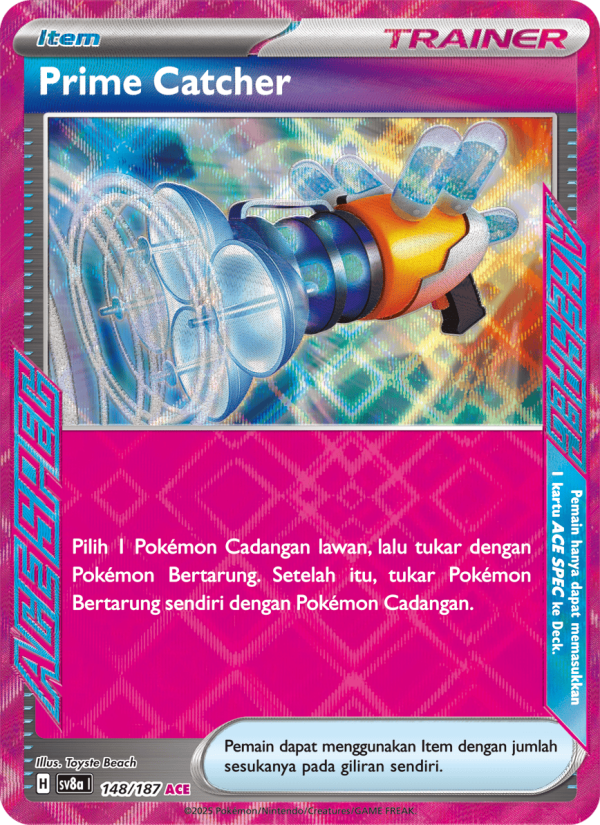 Prime Catcher 148 — Festival Terastal ex (Indonesian Pokémon TCG card)