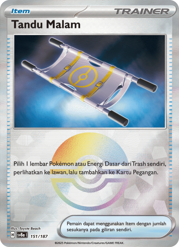 Tandu Malam‌ 151 — Festival Terastal ex (Indonesian Pokémon TCG card)