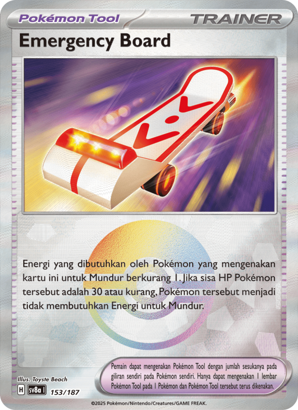 Emergency Board 153 — Festival Terastal ex (Indonesian Pokémon TCG card)