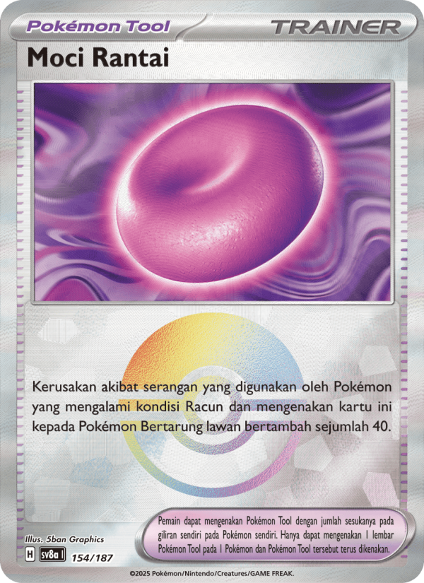 Moci Rantai‌ 154 — Festival Terastal ex (Indonesian Pokémon TCG card)