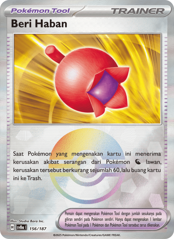 Beri Haban 156 — Festival Terastal ex (Indonesian Pokémon TCG card)