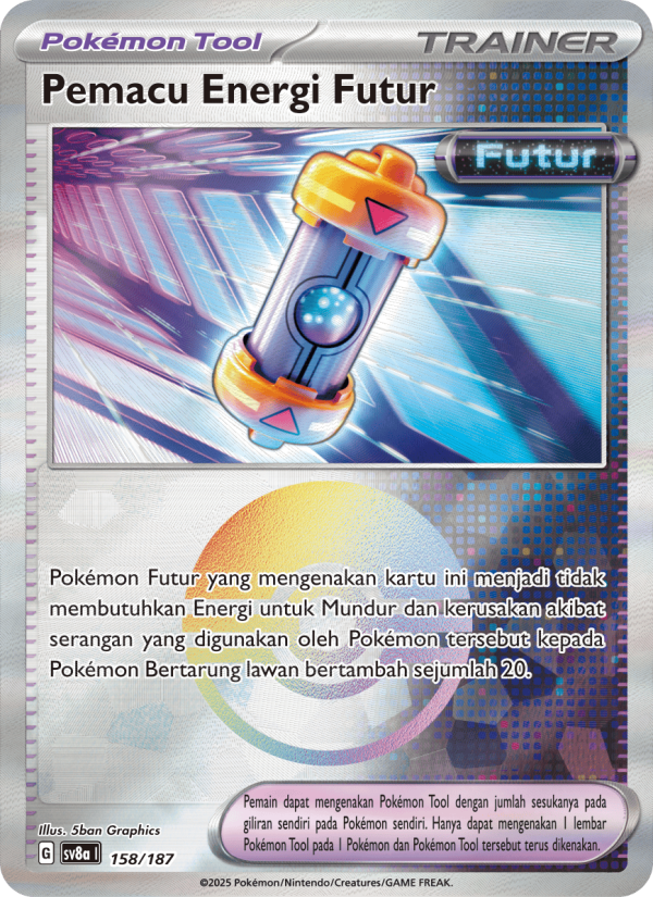 Pemacu Energi Futur 158 — Festival Terastal ex (Indonesian Pokémon TCG card)