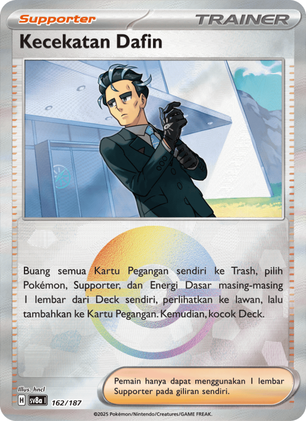 Kecekatan Dafin 162 — Festival Terastal ex (Indonesian Pokémon TCG card)