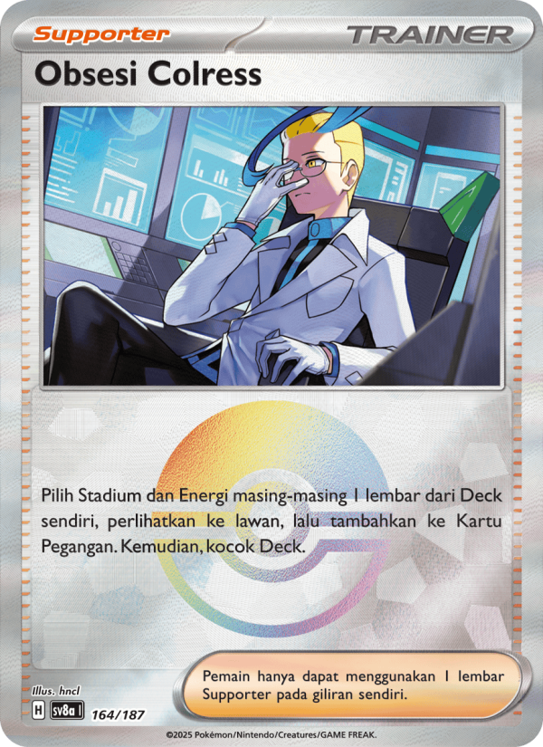 Obsesi Colress 164 — Festival Terastal ex (Indonesian Pokémon TCG card)