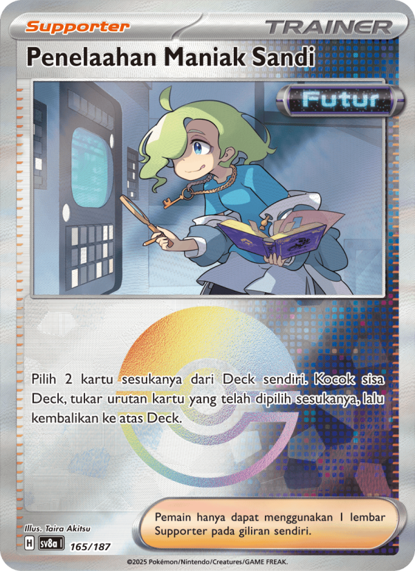 Penelaahan Maniak Sandi 165 — Festival Terastal ex (Indonesian Pokémon TCG card)