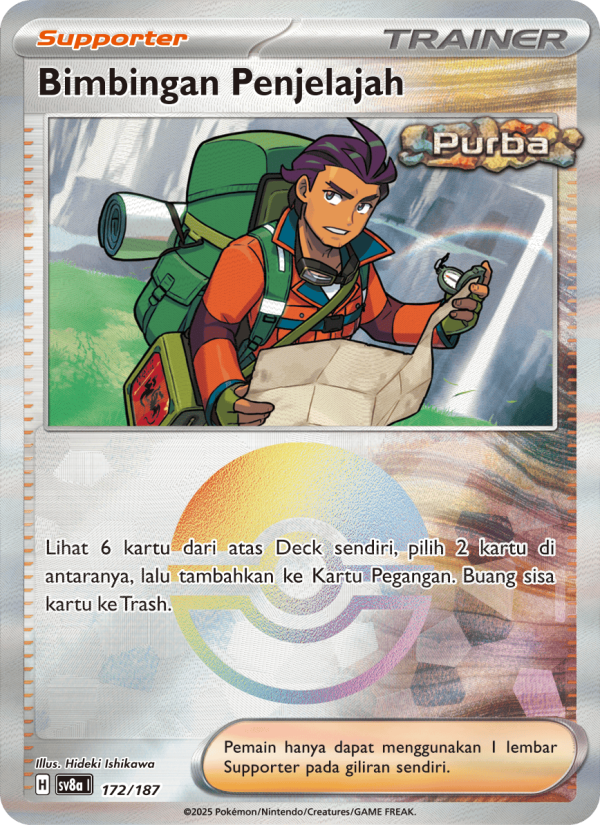 Bimbingan Penjelajah 172 — Festival Terastal ex (Indonesian Pokémon TCG card)