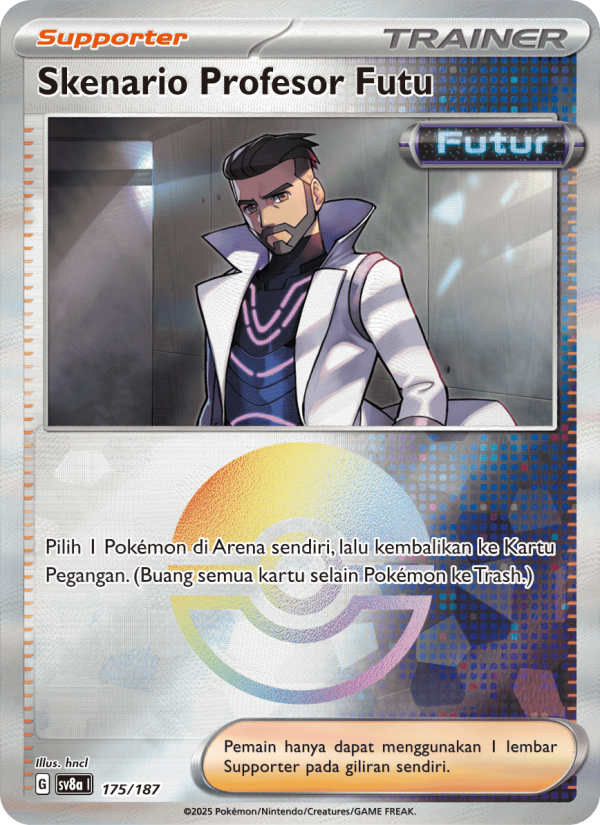 Skenario Profesor Futu 175 — Festival Terastal ex (Indonesian Pokémon TCG card)