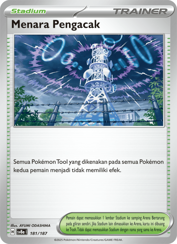 Menara Pengacak 181 — Festival Terastal ex (Indonesian Pokémon TCG card)