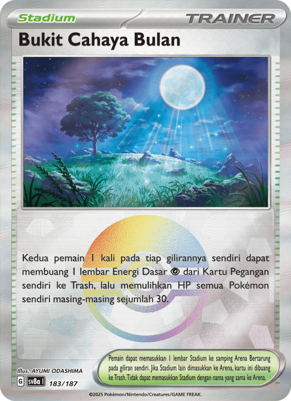 Bukit Cahaya Bulan 183 — Festival Terastal ex (Indonesian Pokémon TCG card)