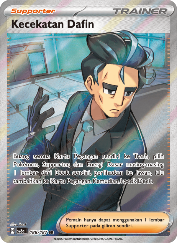Kecekatan Dafin 188 — Festival Terastal ex (Indonesian Pokémon TCG card)
