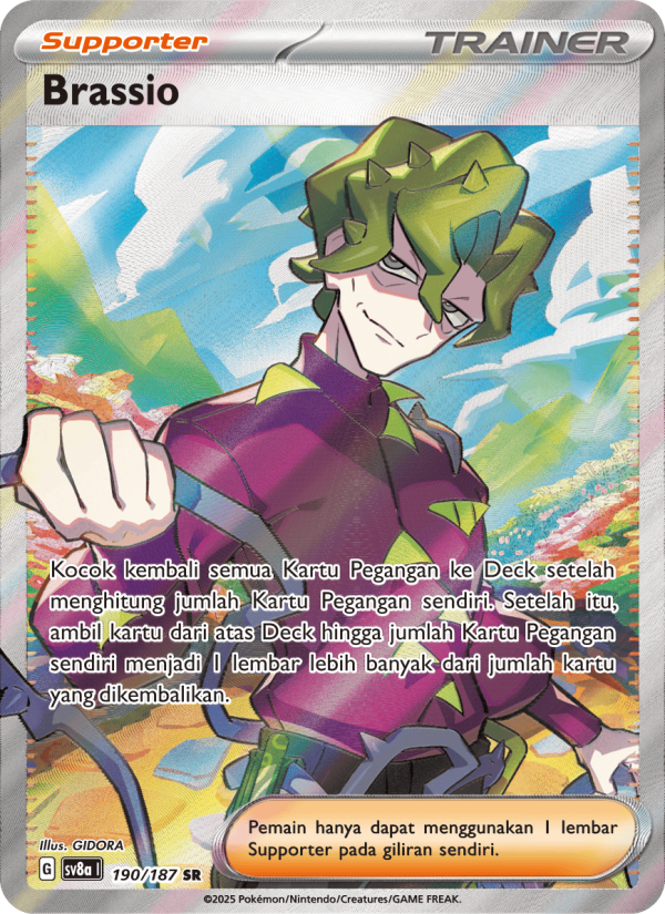 Brassio 190 — Festival Terastal ex (Indonesian Pokémon TCG card)