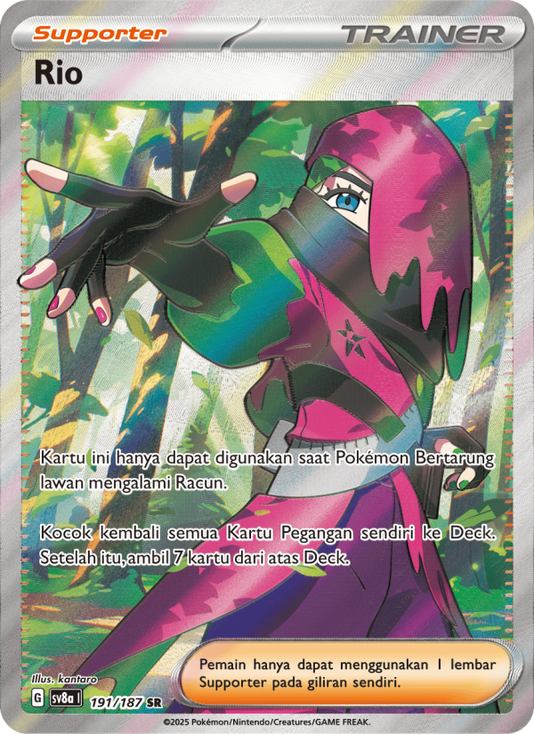 Rio 191 — Festival Terastal ex (Indonesian Pokémon TCG card)