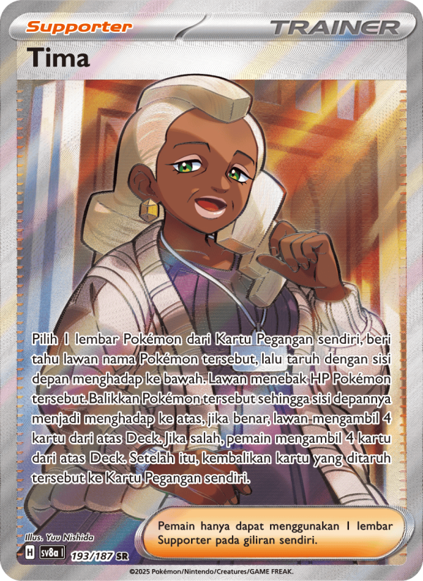 Tima 193 — Festival Terastal ex (Indonesian Pokémon TCG card)