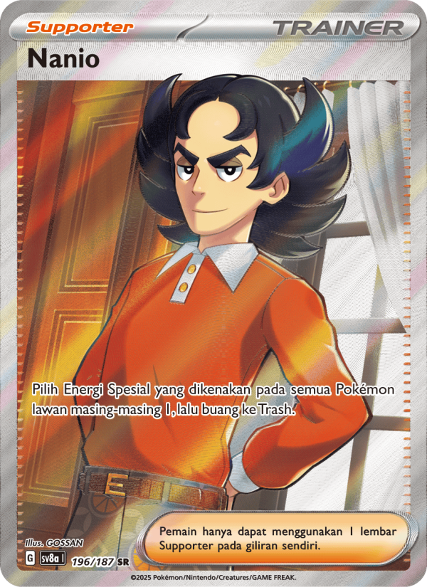 Nanio 196 — Festival Terastal ex (Indonesian Pokémon TCG card)