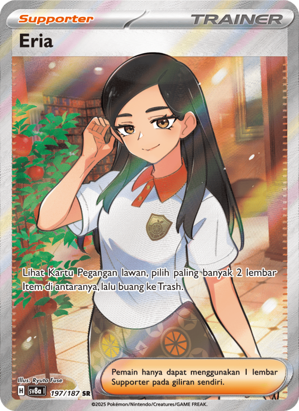Eria 197 — Festival Terastal ex (Indonesian Pokémon TCG card)