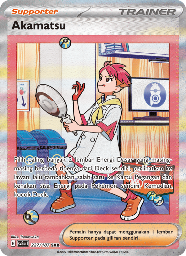 Akamatsu 227 — Festival Terastal ex (Indonesian Pokémon TCG card)