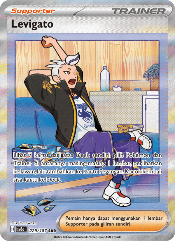 Levigato 229 — Festival Terastal ex (Indonesian Pokémon TCG card)