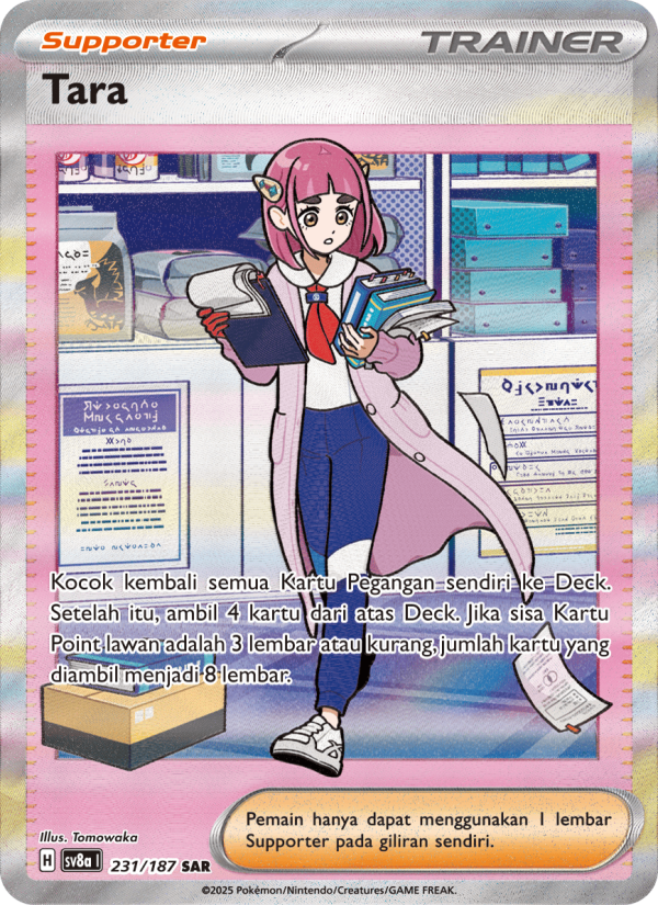 Tara 231 — Festival Terastal ex (Indonesian Pokémon TCG card)