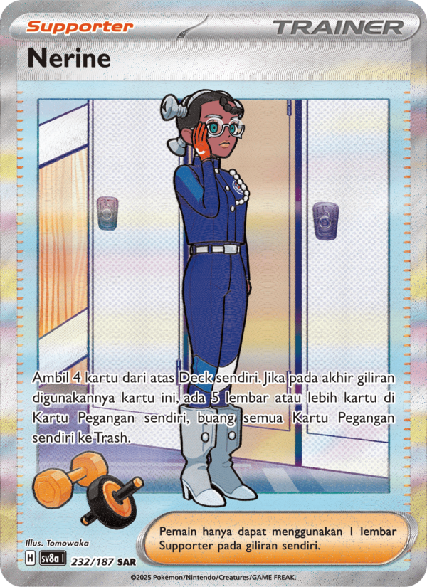 Nerine 232 — Festival Terastal ex (Indonesian Pokémon TCG card)