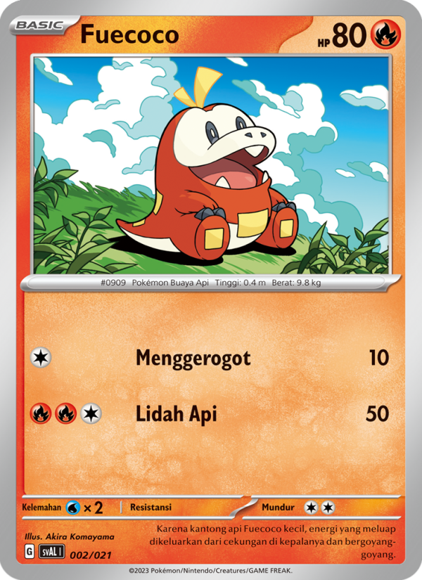 Fuecoco 002 — Sprigatito & Lucario ex (Indonesian Pokémon TCG card)