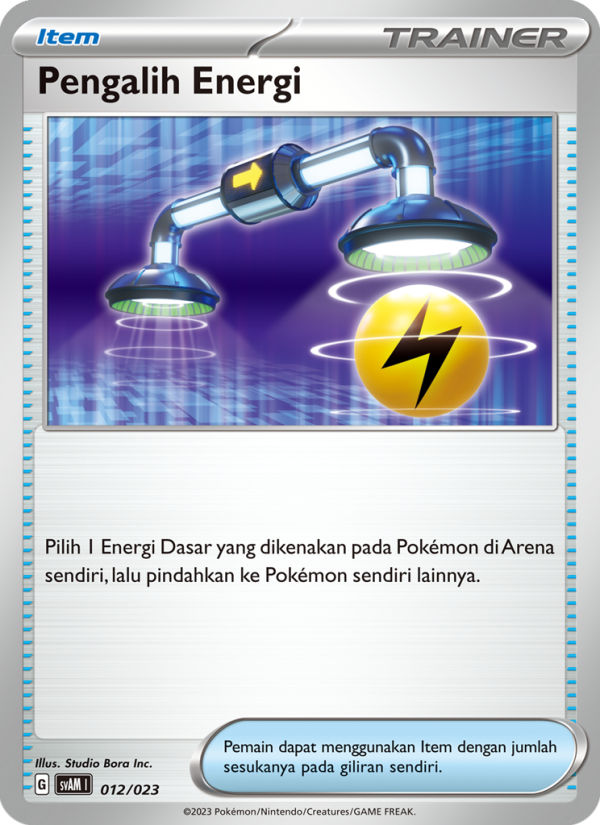 Pengalih Energi 012 — Fuecoco & Ampharos ex (Indonesian Pokémon TCG card)