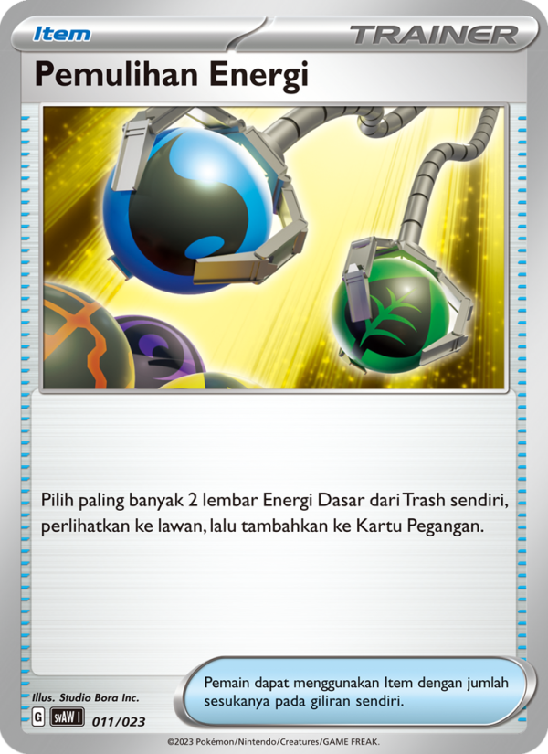 Pemulihan Energi 011 — Quaxly & Mimikyu ex (Indonesian Pokémon TCG card)