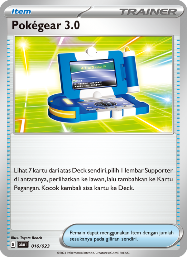 Pokégear 3.0 016 — Quaxly & Mimikyu ex (Indonesian Pokémon TCG card)