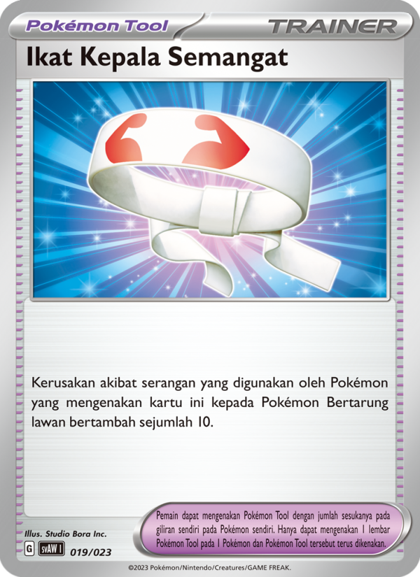 Ikat Kepala Semangat 019 — Quaxly & Mimikyu ex (Indonesian Pokémon TCG card)
