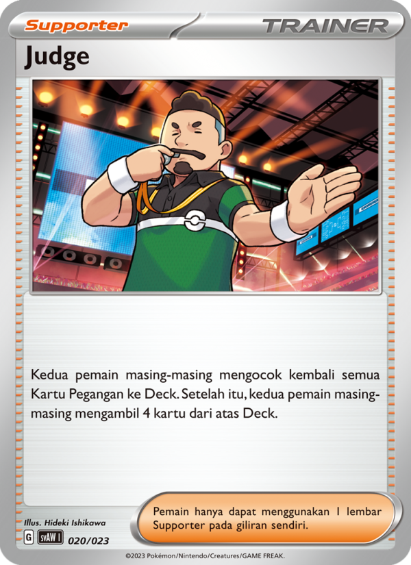 Judge 020 — Quaxly & Mimikyu ex (Indonesian Pokémon TCG card)